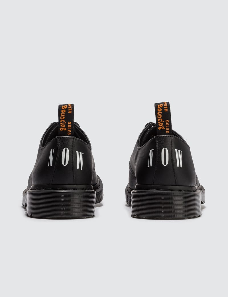 Dr. Martens - Dr. Martens X Pleasures Teeth Print Lace-Up Shoes | HBX
