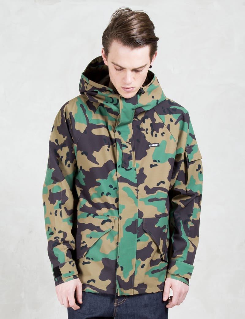 X-large 2 LAYER CAMO JACKET