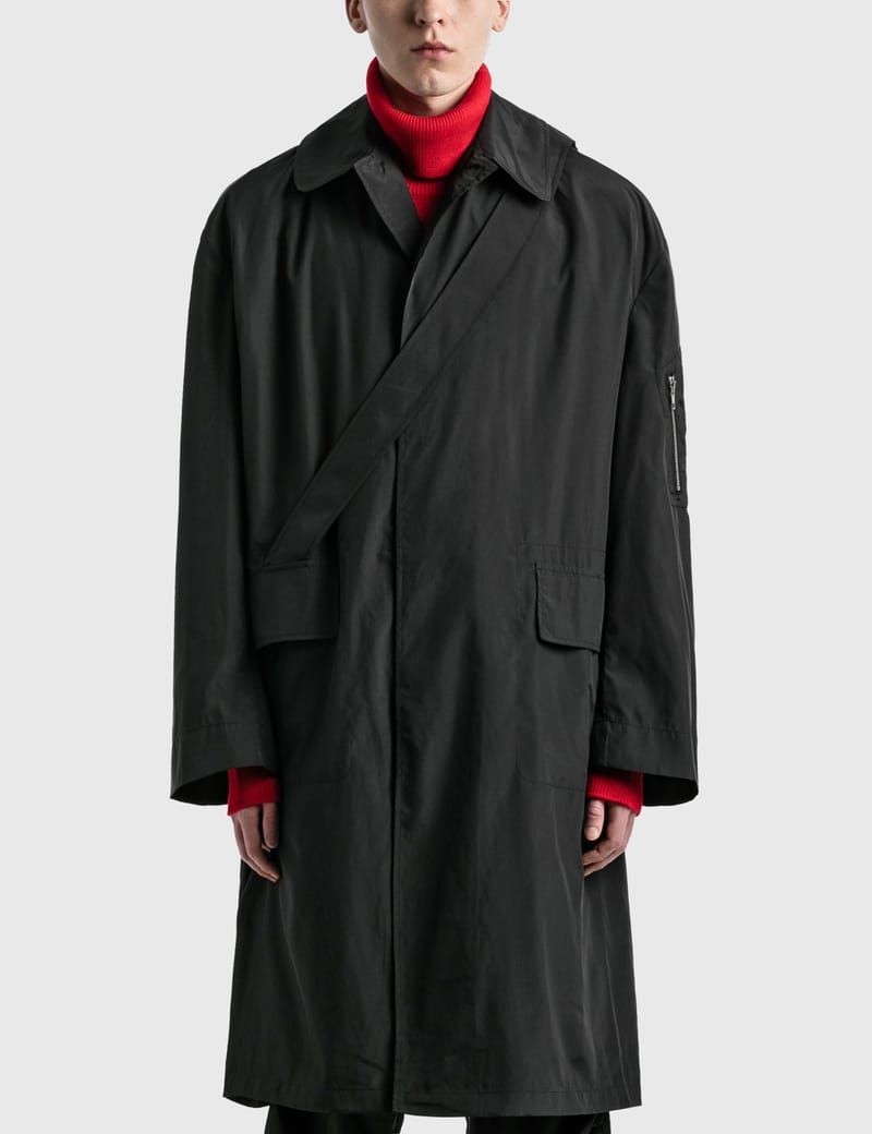 Random Identities - Satin Overcoat | HBX - Globally Curated