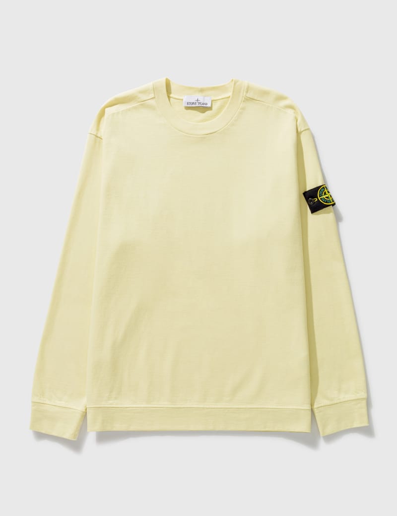 Stone Island - Gauzed Cotton Jersey Sweatshirt | HBX - Globally