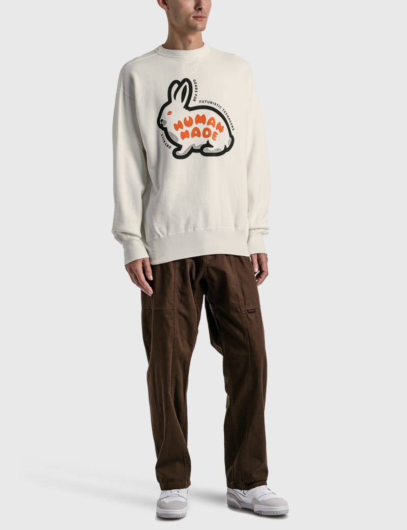 Human Made - Rabbit Crewneck Sweatshirt | HBX - Globally Curated