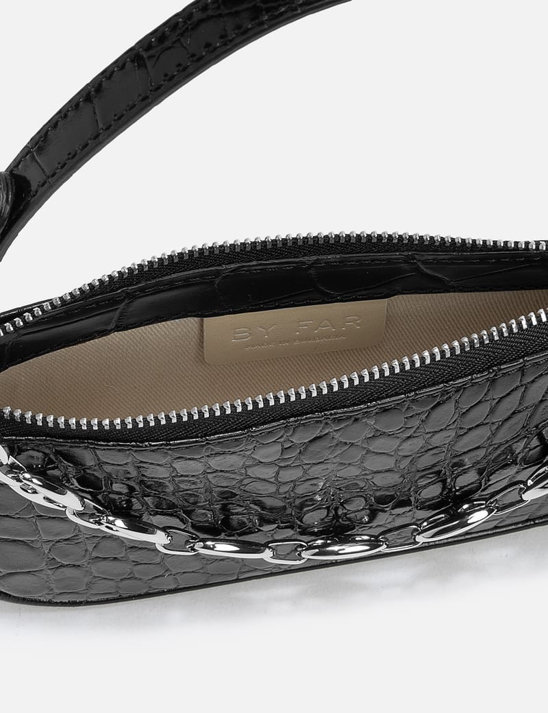 By far rachel best sale croc embossed leather bag