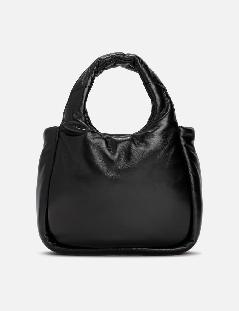 Prada black hotsell leather hobo bag