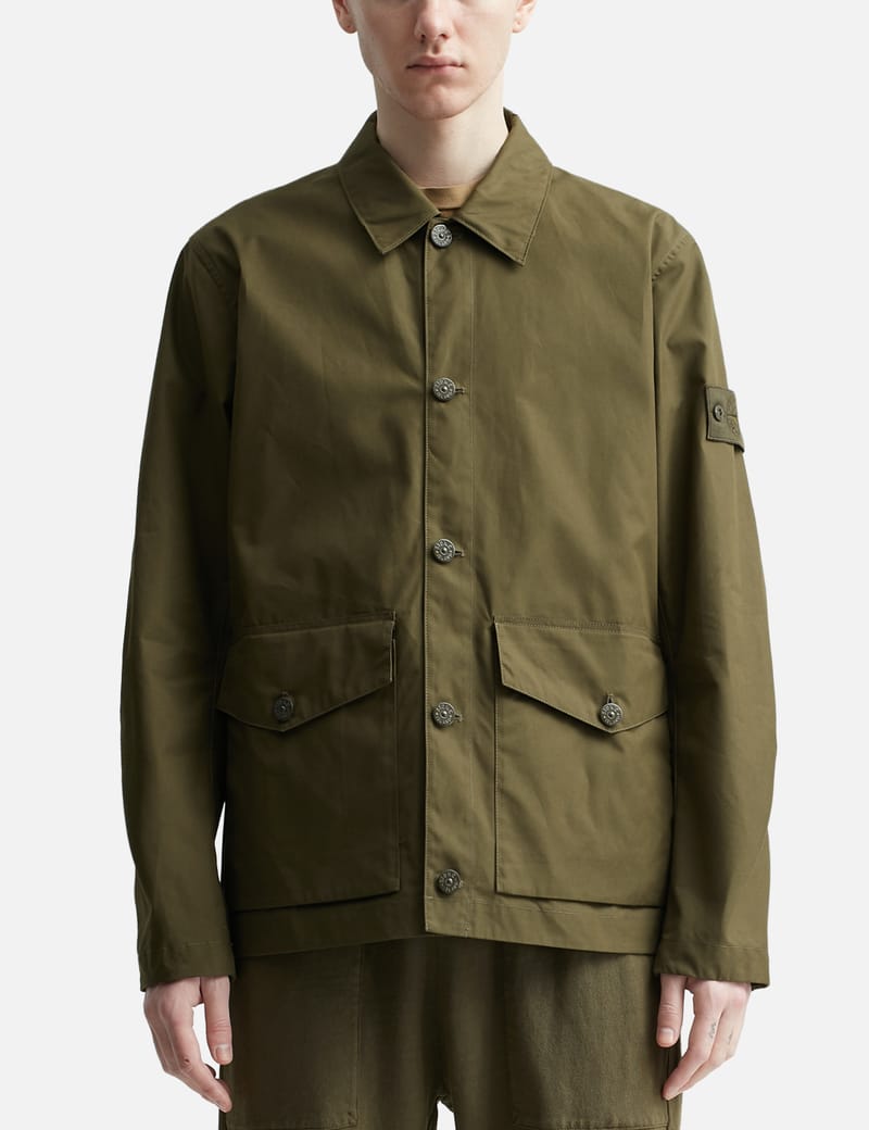 Stone Island - O-VENTILE® Ghost Piece Jacket | HBX - Globally