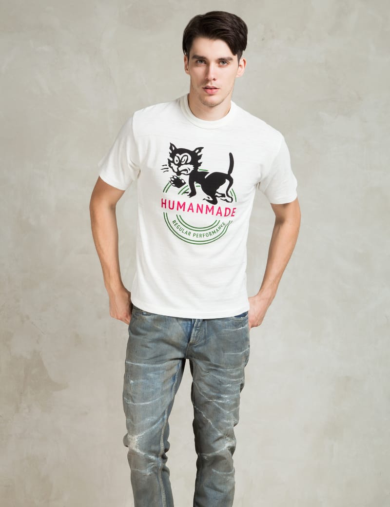 ヒューマンメイド - White ♯1005 Cat T-Shirt | HBX