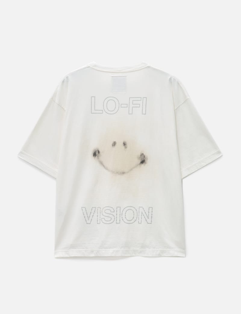 大人気♪【Maison MIHARA YASUHIRO】SMILY FACE PRINTED TEE MAISON MIHARA YASUHIRO - Men Smily Face Printed Distressed