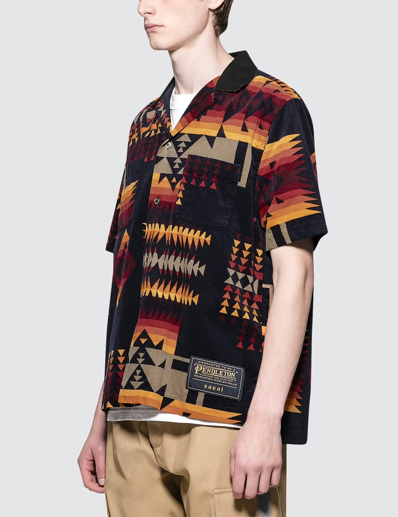 Sacai - Pendleton Print Shirt | HBX - Globally Curated Fashion and