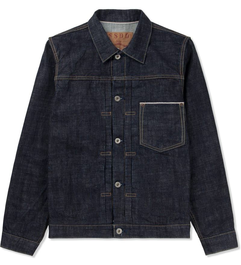 FUCT SSDD - Rinsed Indigo Heavy weight Denim Jacket | HBX