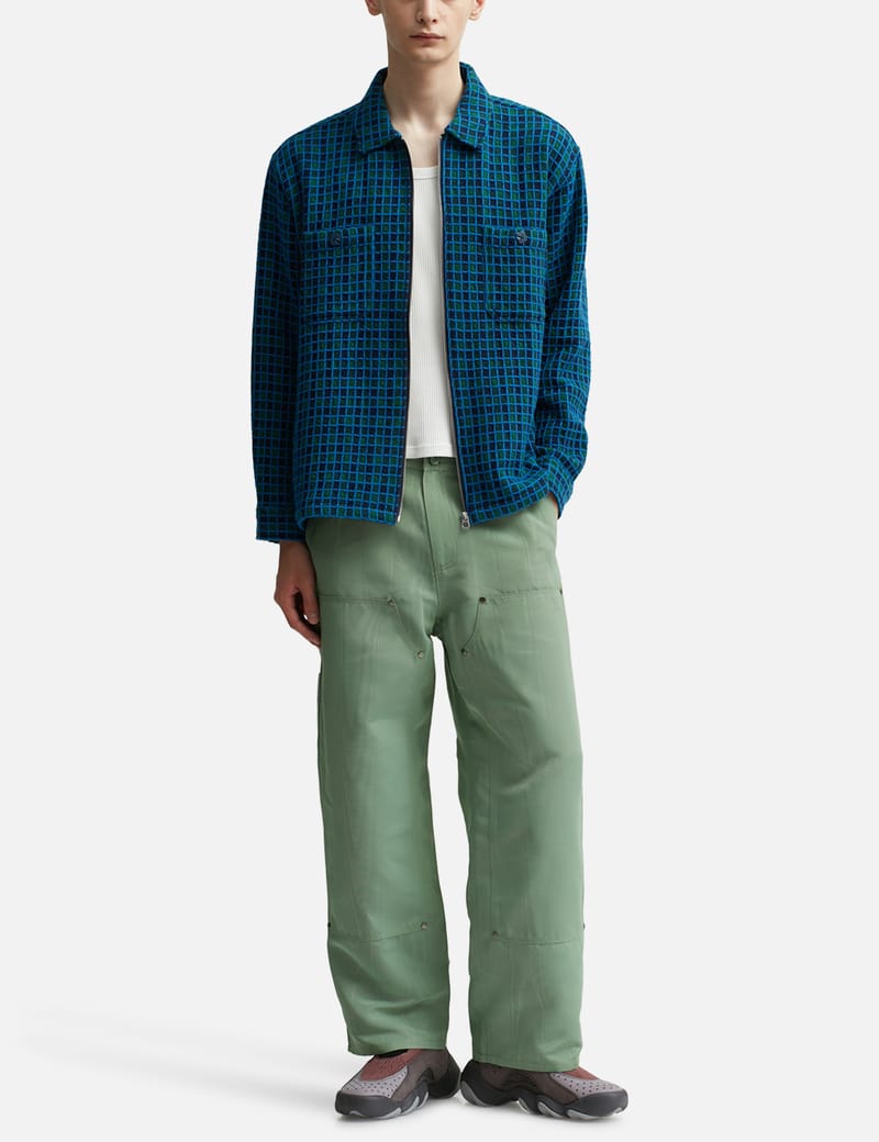 Brain Dead - Moire Double Knee Pants | HBX - Globally