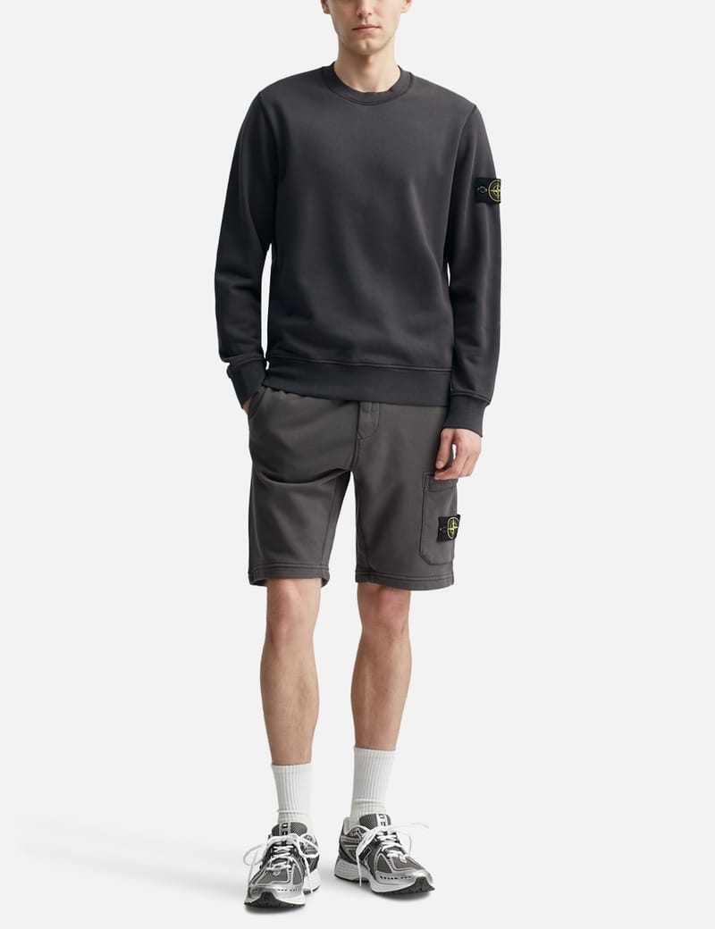 Stone Island - Organic Cotton Fleece Sweatshirt | HBX