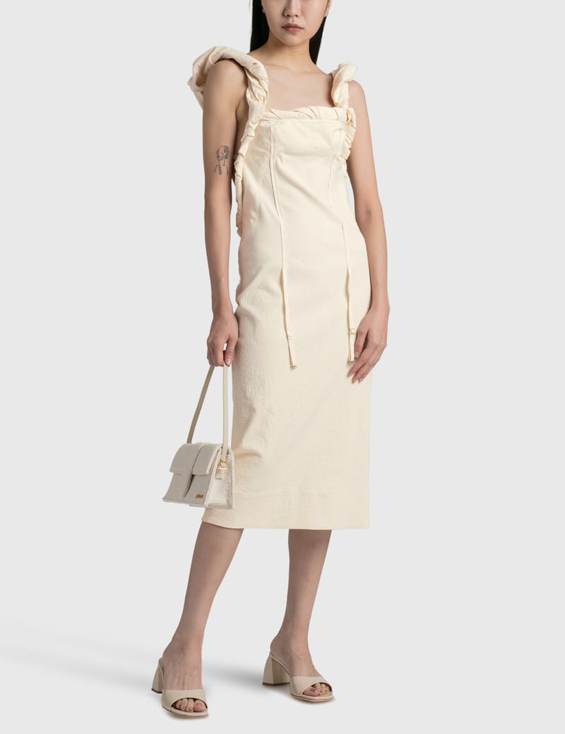 Jacquemus La Robe Crema Dress HBX Globally Curated Fashion