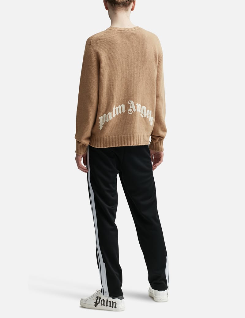 Palm Angels - Curved Logo Sweater | HBX - Globally Curated