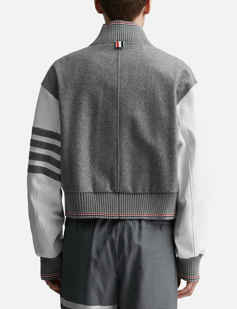 Thom Browne - Snap Front Oversized Cropped Blouson Jacket