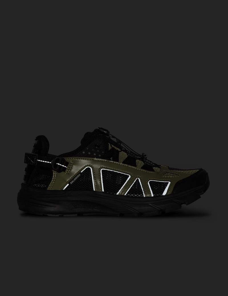 人気 ☆ SALOMON ☆ TECHSONIC BLACK Salomon - TECHSONIC Ripstop and Rubber-Trimmed Faux Leather