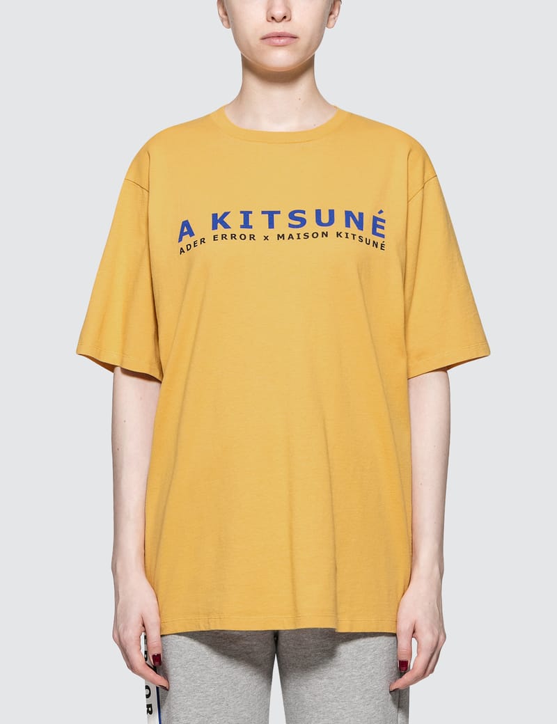 Maison Kitsuné - Ader Error x Maison Kitsuné S/S T-Shirt | HBX - Globally  Curated Fashion and Lifestyle by Hypebeast