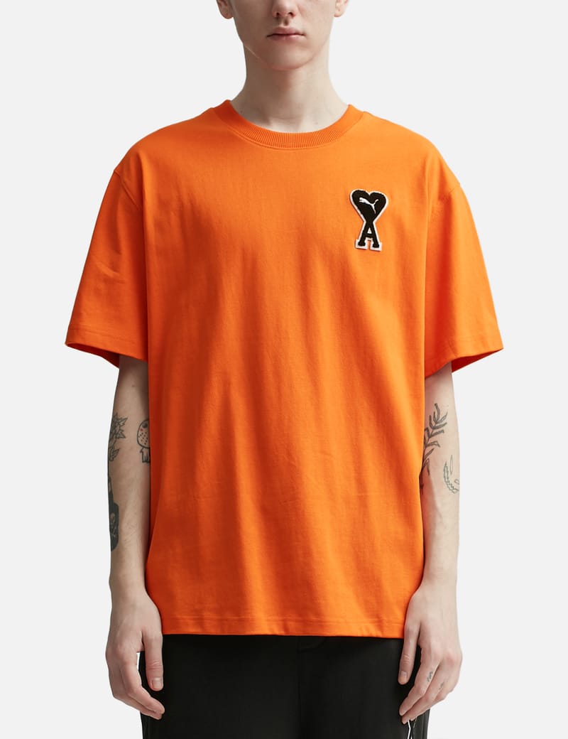 ami✖️puma Tシャツ　オレンジ PUMA x AMI Tee | PUMA