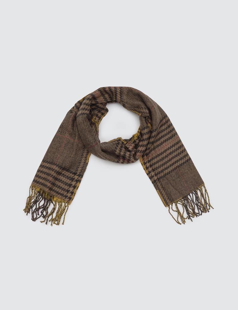 Pieced Alpaca Wool Scarf in black – Stüssy Korea