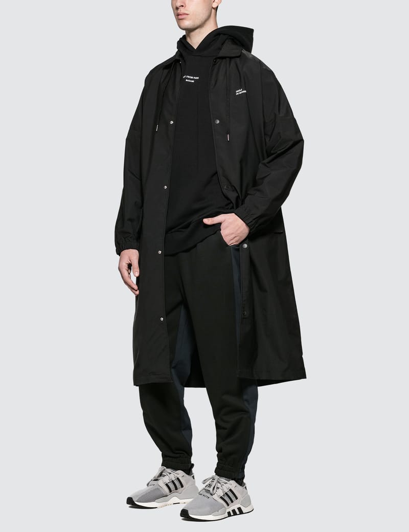 Drôle de Monsieur - NFPM Collared Long Raincoat | HBX - HYPEBEAST