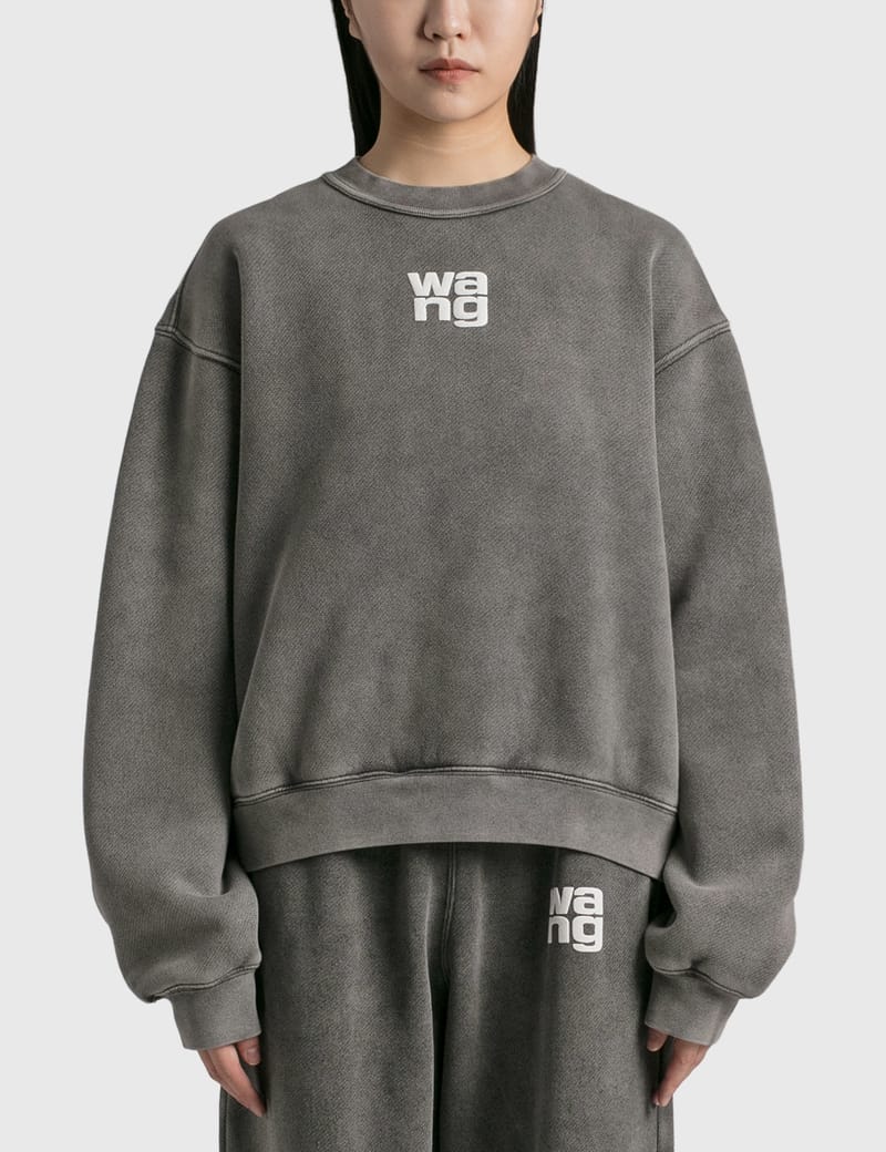 T By Alexander Wang - パフ ロゴ クルースウェットシャツ | HBX