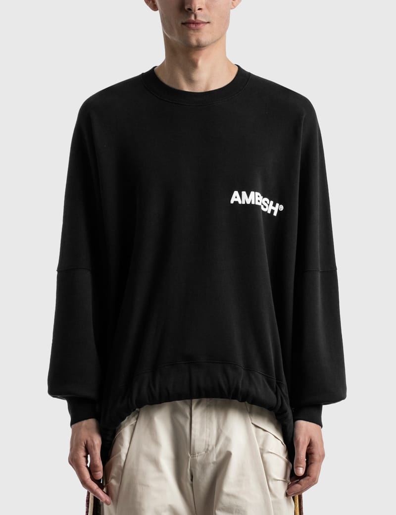 AMBUSH MALTICORD CREWNECK SWEATSHIRT - expressroadsideassistance.com