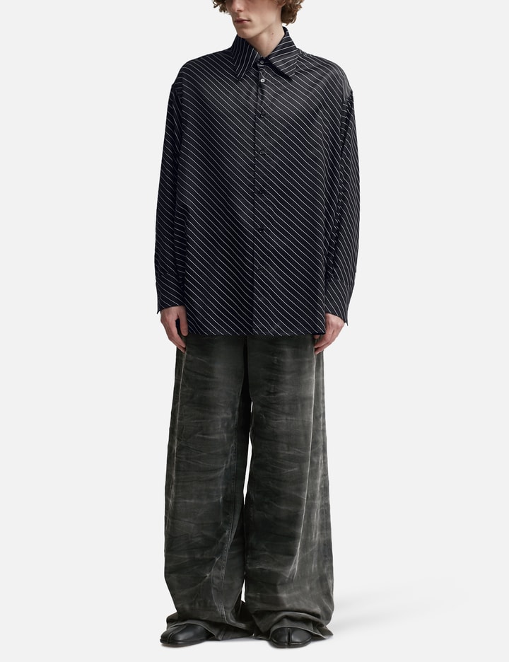 MM6 Maison Margiela - Crease Oversized Jeans | HBX - Globally Curated ...