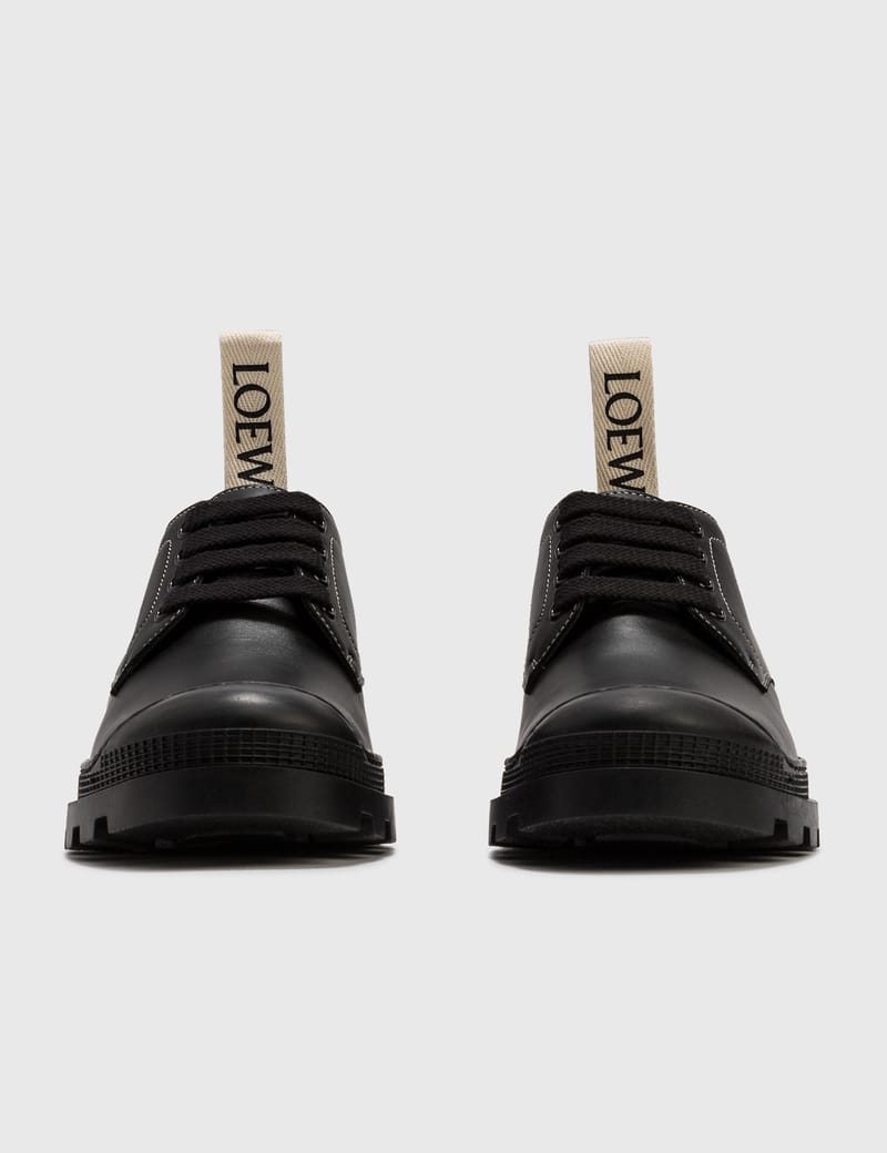 6万取引突破★UPS速達便利用【LOEWE】L814S02X12 DERBY シューズ org.jpg