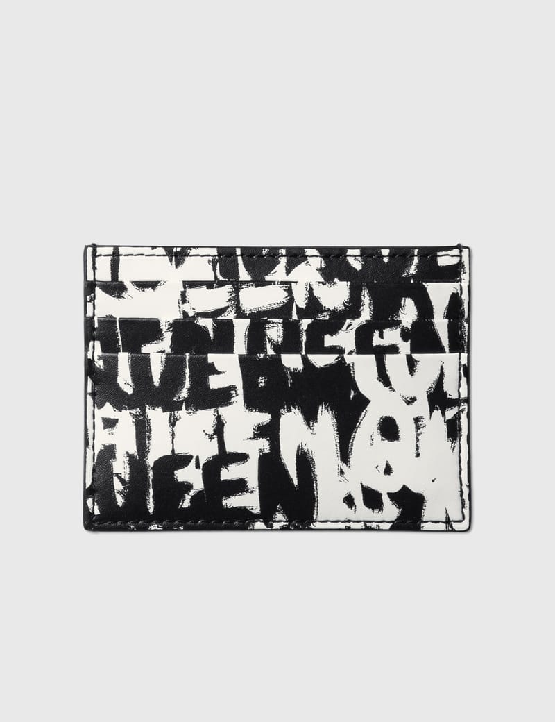 Alexander McQueen - McQueen Graffiti Card Holder | HBX