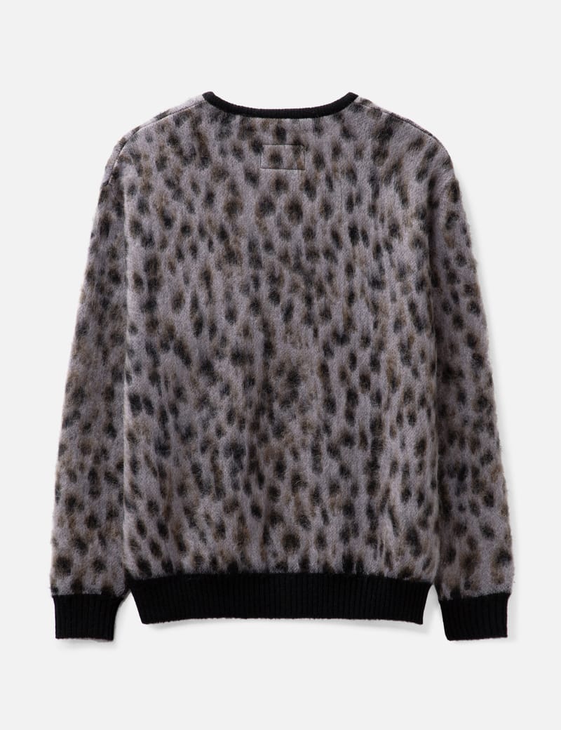 Wacko Maria - Leopard Mohair Cardigan (Type-1) | HBX - Globally 