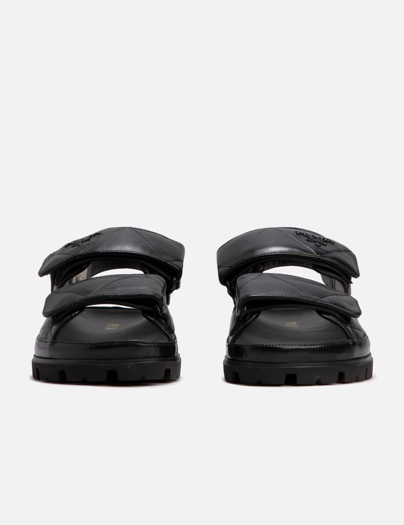 Prada Padded Nappa Leather Sandals HBX Globally Curated