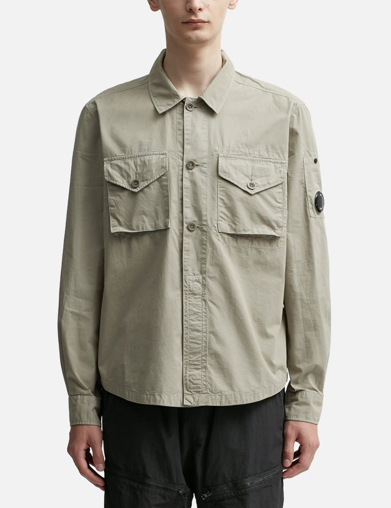 C.P. Company - Gabardine Buttoned Pockets Shirt | HBX