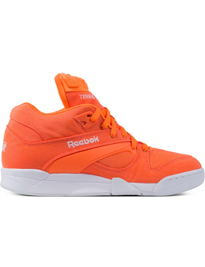 Reebok - Solar Orange/White Court Victory Pump Tech | HBX