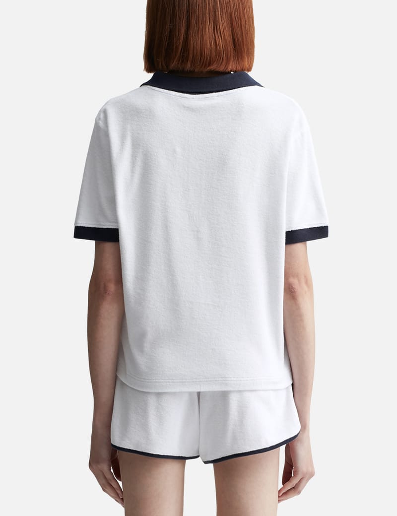 Sporty & Rich - Serif Logo Terry Polo | HBX - Globally