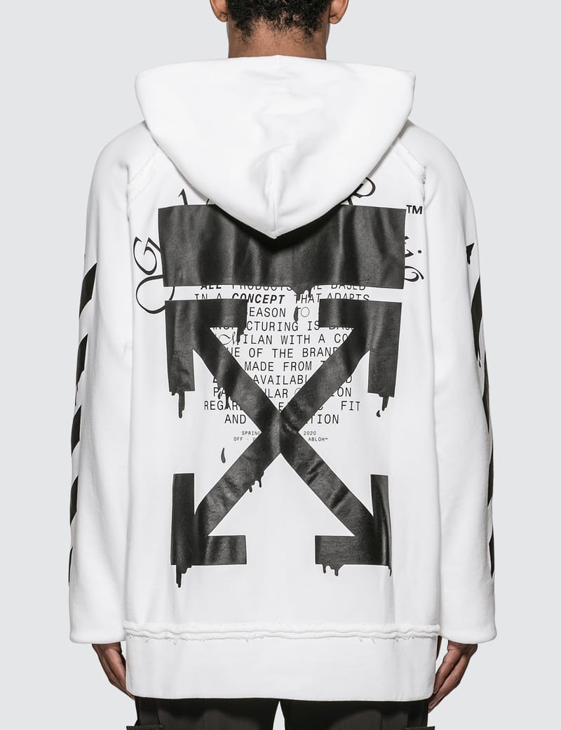 XL off white for all 03 arrow hoodie 白-