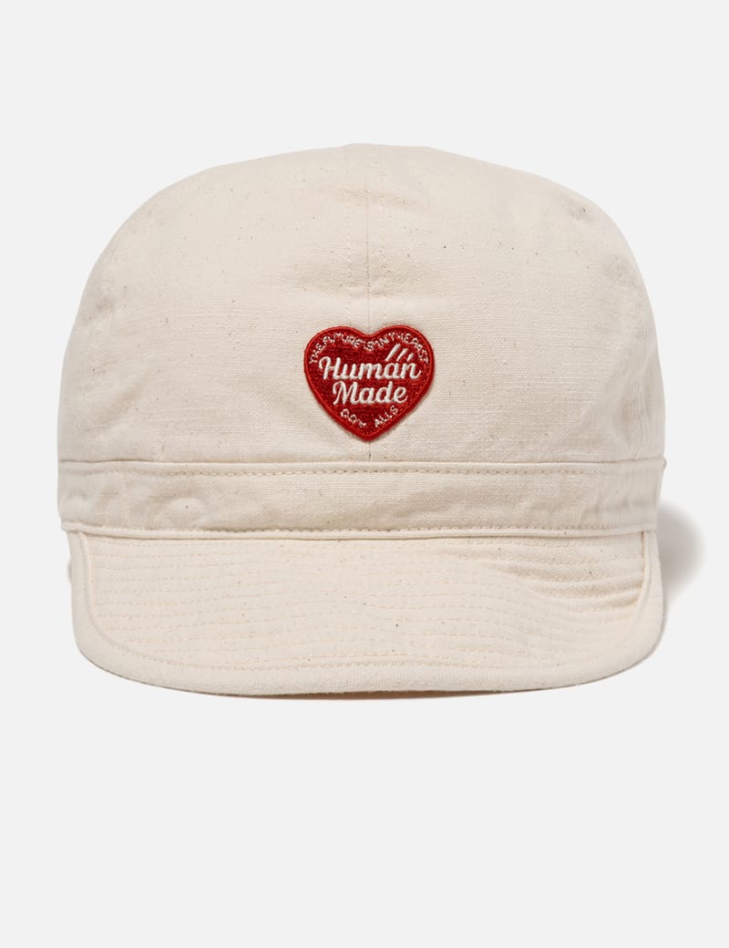 【HUMAN MADE】ヒューマンメイド コットンツイル キャップ最終早い者勝ち HUMAN MADE】ヒューマンメイド コットンツイル キャップ最終早い