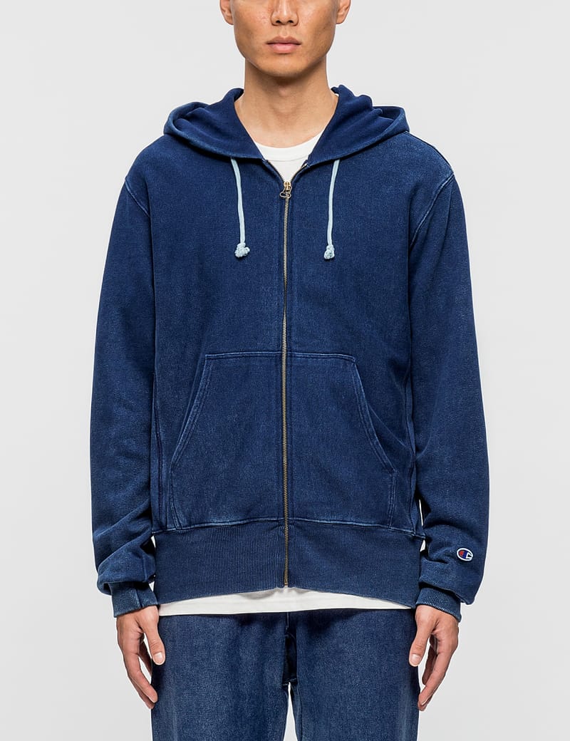 Champion store indigo hoodie