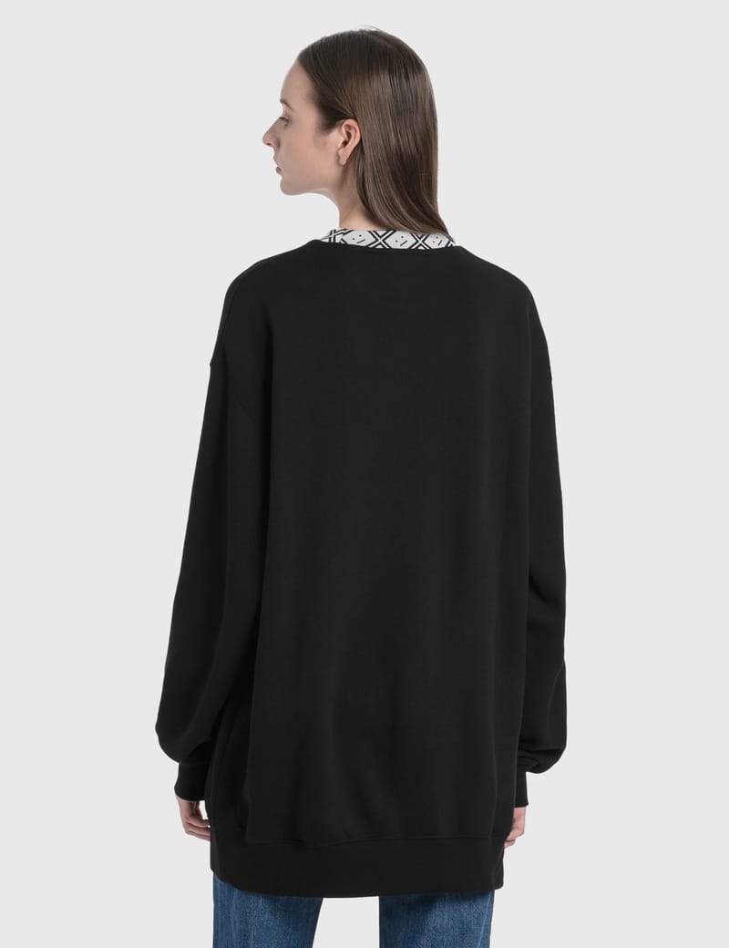 Acne Studios - Future Rib Face Sweatshirt | HBX - Globally