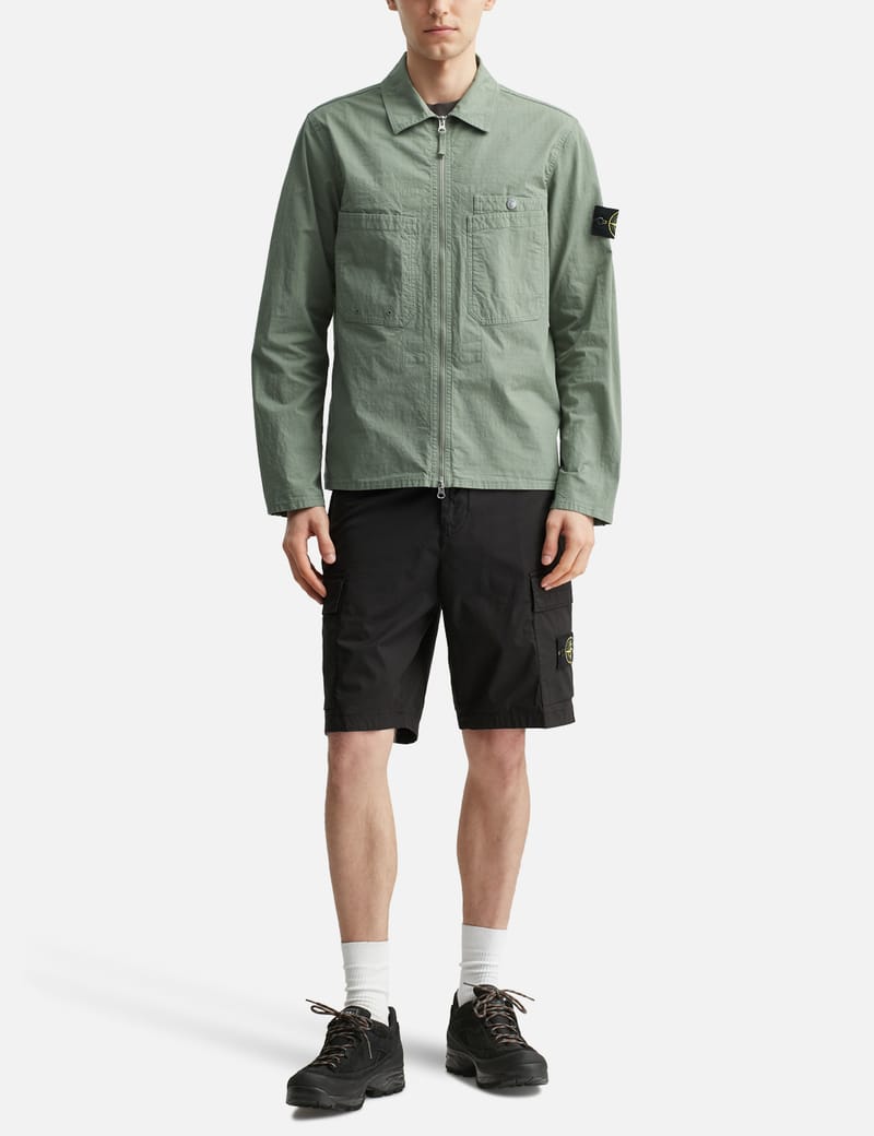 Stone Island - Mil-Spec Stretch Ripstop Overshirt | HBX