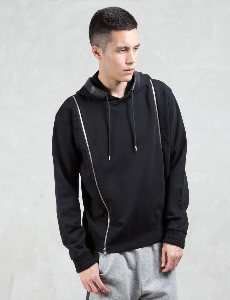 パーカー・フーディ alexander mcqueen HOODED SWEATSHIRT WITH ZIP ALEXANDER MCQUEEN - Hoodie Alexander McQueen