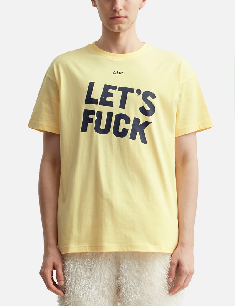 Advisory Board Crystals - Abc. Let's Fuck Short Sleeve Tee | HBX