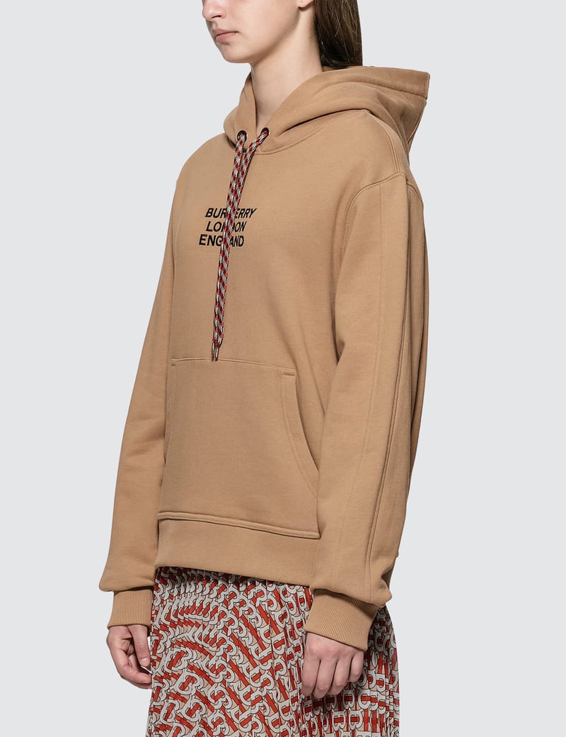 ジャケット BURBERRY Women Hoodies 8104710 BEIGE Burberry - Logo Hoodie | HBX - Globally Curated Fashion and