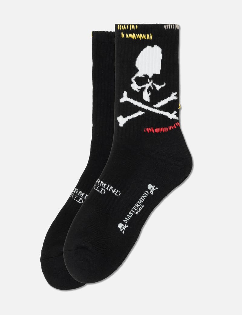 MASTERMIND WORLD x SEX PISTOLS Socksソックス Mastermind World Mastermind World x Sex Pistols Logo Boxy Fit