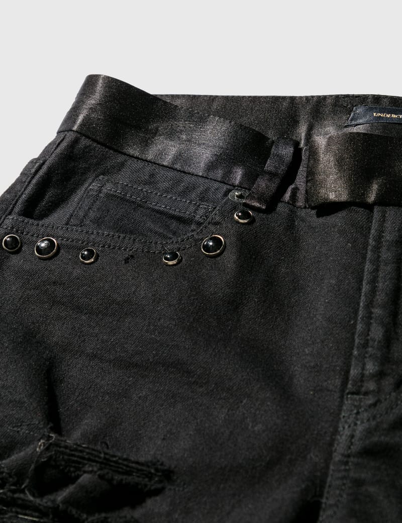 Undercover - Undercover Distressed Slim Fit Pants | HBX - Globally