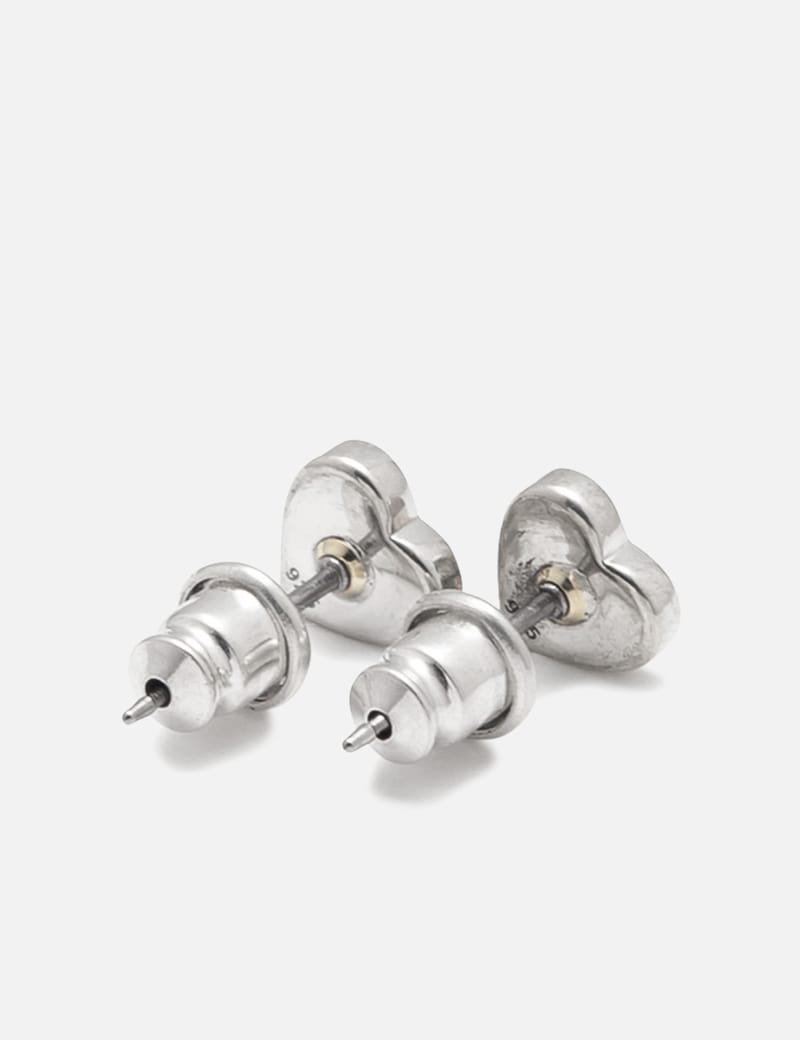 アクセサリー HUMAN MADE Heart Silver Earrings Human Made Heart Silver Earrings - Gold-toned 925 sterling heart
