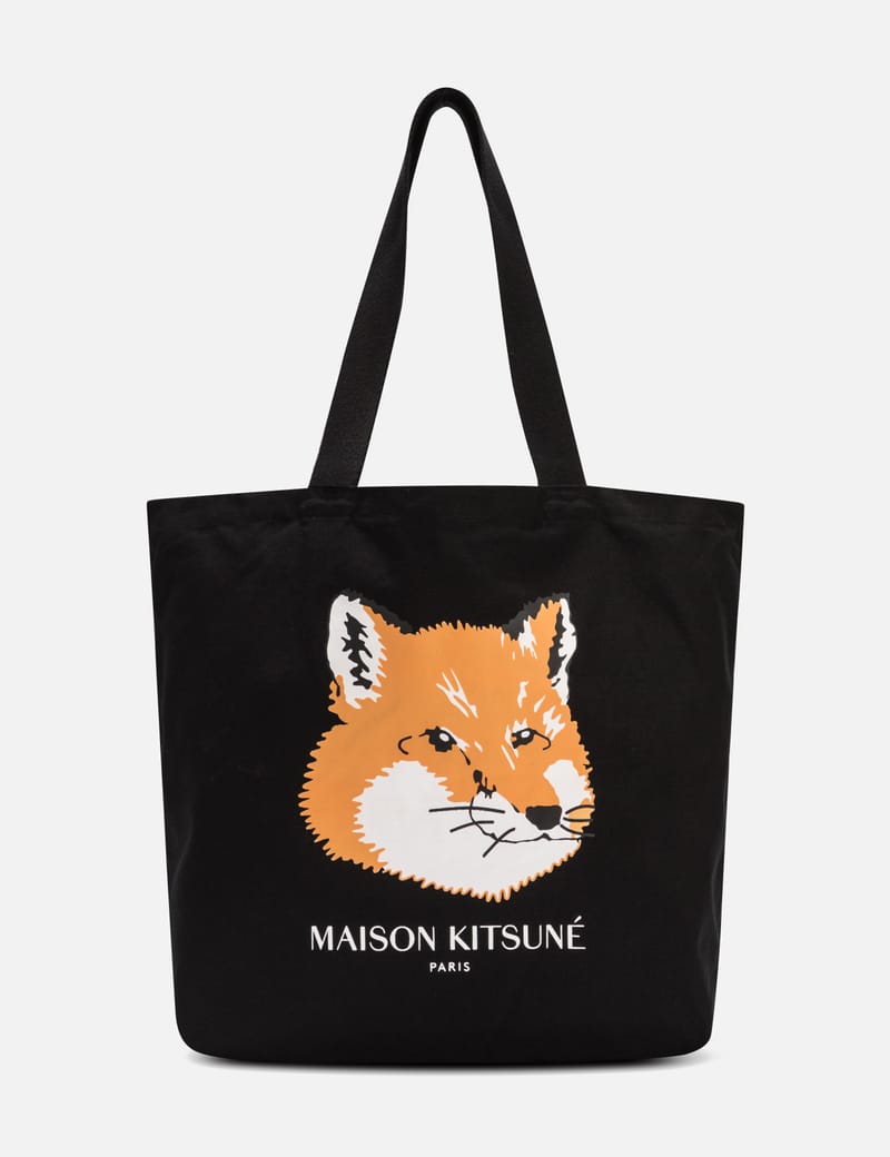 Maison Kitsuné - Fox Head Tote Bag | HBX - Globally Curated