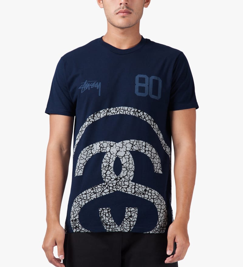 Stüssy - Navy Elephant Link T-Shirt | HBX - Globally Curated