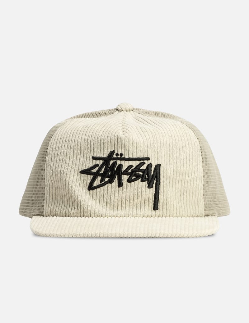 Stüssy - Corduroy Trucker Cap | HBX - Globally Curated Fashion and