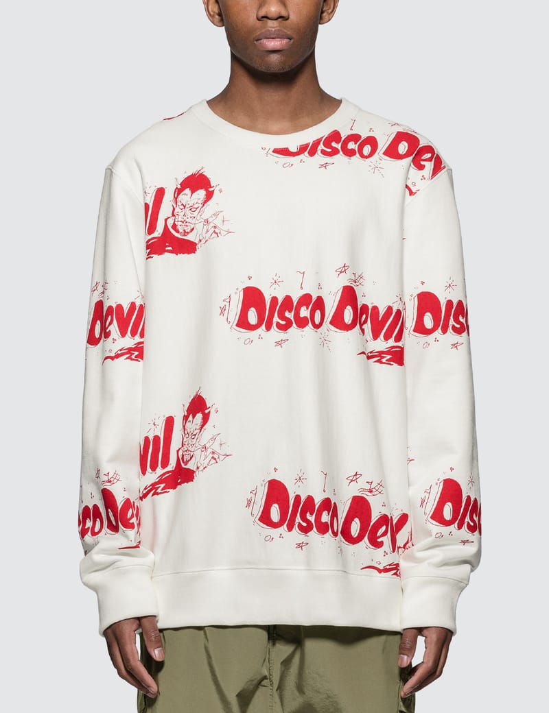 WACKO MARIA - Discodevil Crew Neck Sweatshirt | HBX