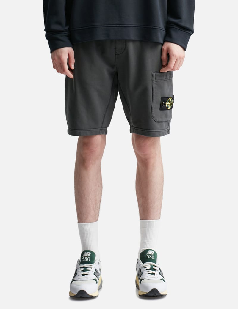 Stone Island - Cotton Cargo Bermuda Shorts | HBX - Globally