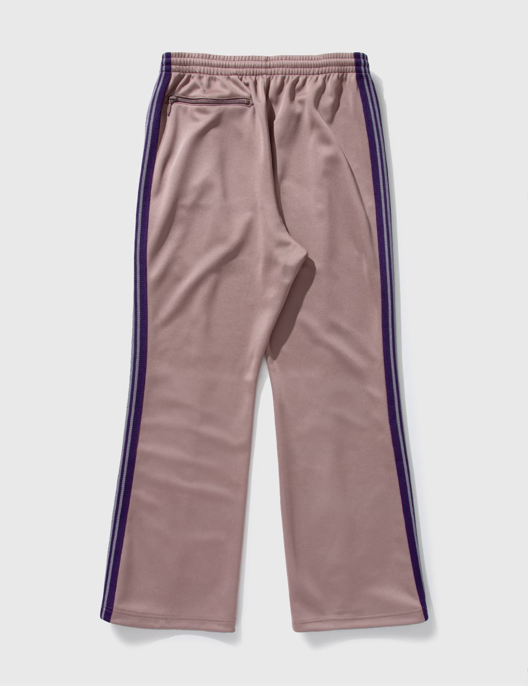 BOOT-CUT TRACK PANTS POLYESTER SMOOTH