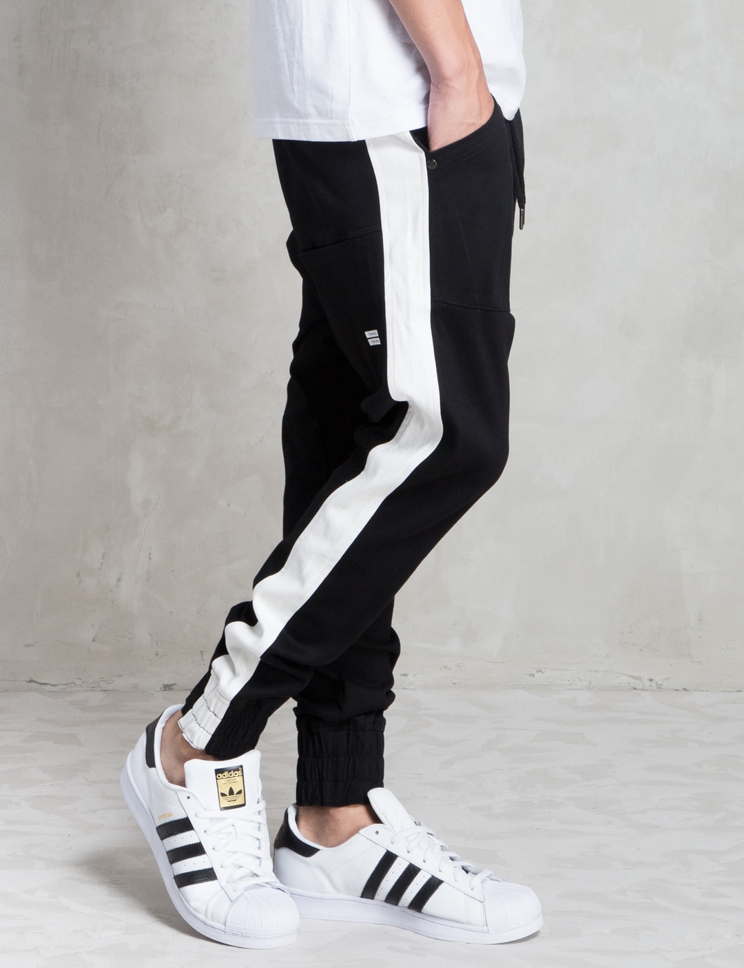 Thing Thing - Black/White Stripe Para Pants | HBX - Globally Curated ...